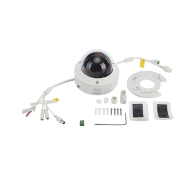 Cámara Domo IP | 8 Megapixel 4K | Lente Motorizado 2.8-12 mm | IR 30 m (98.4 ft) | WDR 120 dB | Antivandálico IK10 | PoE | Micrófono Integrado - Image 8