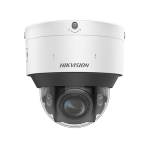 Cámara Domo IP | 8 Megapixel | Lente Motorizado 2.8-12 mm | Dual Light 30 m (98.4 ft) | WDR 140 dB | Reconocimiento Facial | IK10 | IP67