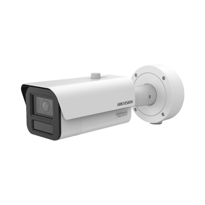 Cámara Bala IP | 4 Megapixel | 60 fps | Lente Motorizado 2.8-12 mm | IR EXIR 60 m (196.9 ft) | WDR 150 dB | DarkFighter 0.0005 Lux | SSD 1 TB | IP67 | IK10