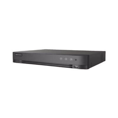 DVR 4 Canales TURBOHD + 2 Canales IP | 5 Megapixel Lite - 3K Lite | Audio de Dos Vías por Coaxitron | Reconocimiento Facial | ACUSENSE (Evista falsas alarmas) | 1 Bahía de Disco Duro | Salida de Video en Full HD