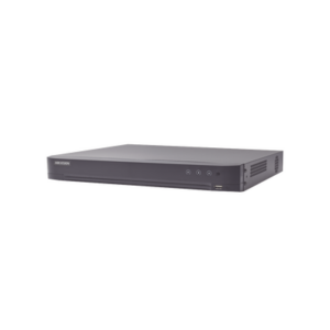 DVR 8 Canales TURBOHD + 8 Canales IP | 8 Megapixel (4K) | Audio de dos vías por Coaxitron | ACUSENSE | Reconocimiento Facial | Alarmas I|O | 1 Bahía de Disco Duro | Salida de Video en 4K | H.265+
