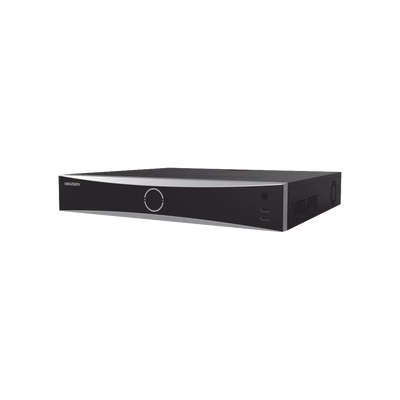 NVR IP | 32 Canales | 32 Megapixel (8K) | 16 Puertos PoE+ | 4 Bahías HDD | Reconocimiento Facial 100,000 Rostros | HDMI 8K | AcuSense