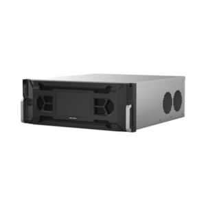 NVR 12 Megapixel (4K) | 128 Canales IP | 24 Bahías de Disco Duro | 4 Tarjetas de Red | Soporta RAID | Reconocimiento Facial | Bases de Datos | Filtro de Falsas Alarmas | Detección de Cuerpo Humano y Vehículos