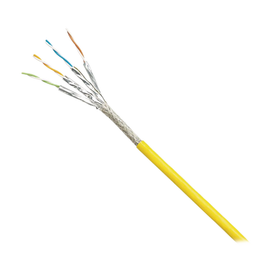 Cable Blindado S|FTP | Categoría 6A | 500 MHz | 500 m (1640 ft) | PUR Resistente Aceite UV | Multifilar 24|7 AWG | Industrial