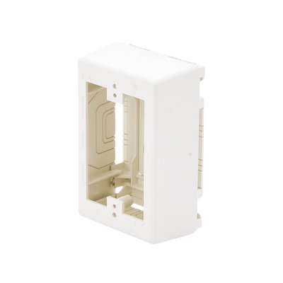Caja de Pared Superficial, Uso Universal con Placas de Pared, con Cinta Adhesiva, Color Blanco Mate - Image 4