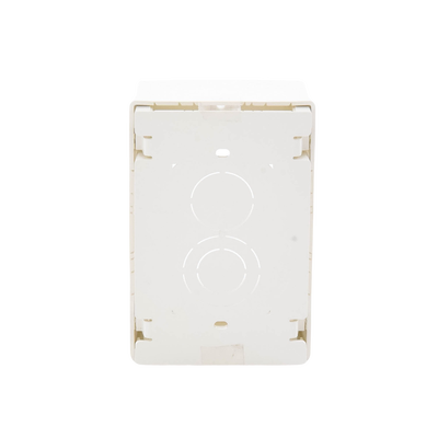 Caja de Pared Superficial, Uso Universal con Placas de Pared, con Cinta Adhesiva, Color Blanco Mate - Image 5