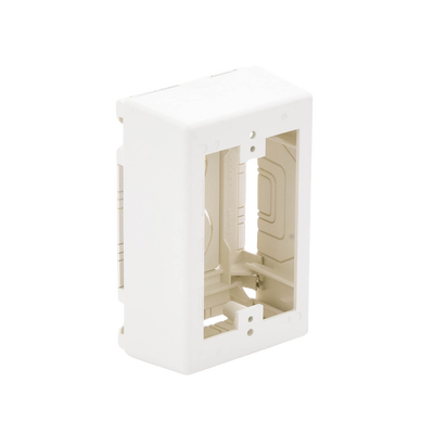 Caja de Pared Superficial, Uso Universal con Placas de Pared, con Cinta Adhesiva, Color Blanco Mate - Image 6