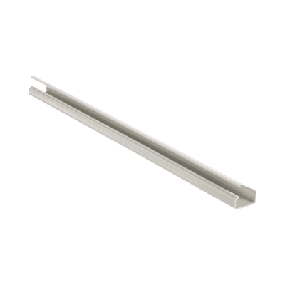 Canaleta de PVC | 38.4 x 24 x 1828.8 mm | 13 Cables Cat6 | Adhesivo Integrado | UL94V-0 | Blanco Mate