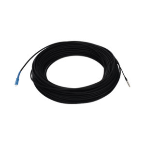 Rollo de Fibra Óptica Drop Redonda G657A2 Monomodo Simplex de 100 Metros (328.08 Pies) con Conectores SC|UPC-SC|UPC para Instalaciones Aéreas, Subterráneas o a la Intemperie