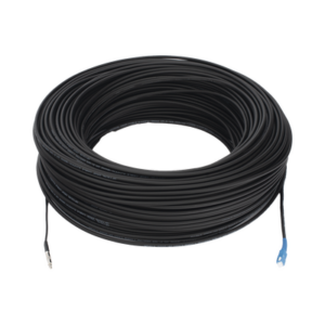 Rollo de Fibra Óptica Drop Redonda G657A2 Monomodo Simplex de 150 Metros (492.13 Pies) con Conectores SC|UPC-SC|UPC para Instalaciones Aéreas, Subterráneas o a la Intemperie