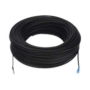 Rollo de Fibra Óptica Drop Redonda G657A2 Monomodo Simplex de 200 Metros (656.17 pies) con Conectores SC|UPC-SC|UPC para Instalaciones Aéreas, Subterráneas o a la Intemperie