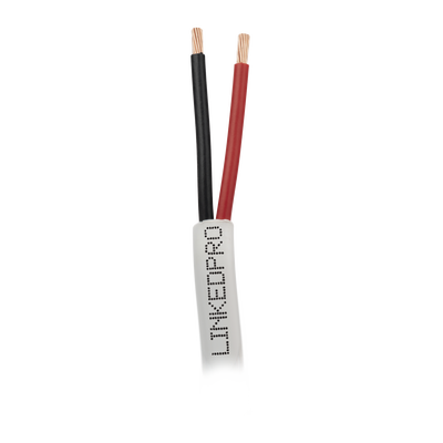 Bobina de Cable 305 Metros (1000 Pies) | Alambre de Cobre 2 x 16 AWG | Color Blanco | CMR | Para Sistemas de Seguridad y Alarmas