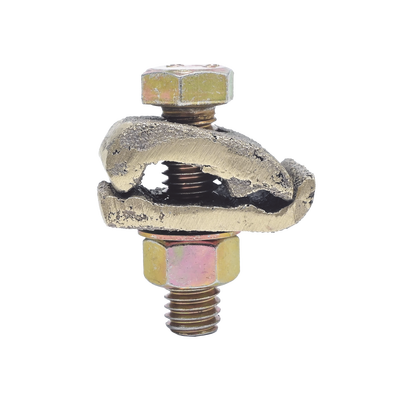 Conector Cable a Superficie Plana | Bronce 100% | Cable 4-2|0 AWG | Sin Soldadura Exotérmica | 2.5x3.5 cm (1x1.4 in)