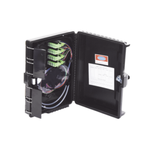 Cierre de Empalme para 24 Fusiones de Fibra Óptica, Interior|Exterior, con 16 Acopladores SC|APC y Splitter 1x16 SC|APC Incluido, IP65