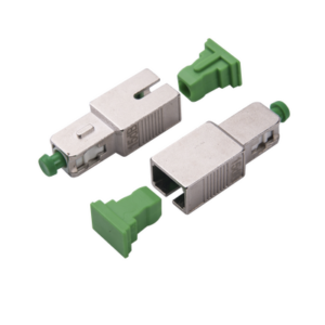 Atenuador Óptico Macho-Hembra con Conector SC|APC de 15dB para Fibra Monomodo
