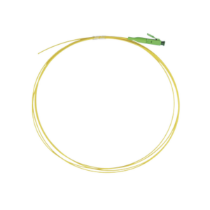 Pigtail de Fibra Óptica Monomodo LC|APC, Simplex de 1 Metro (3.28 Pies)