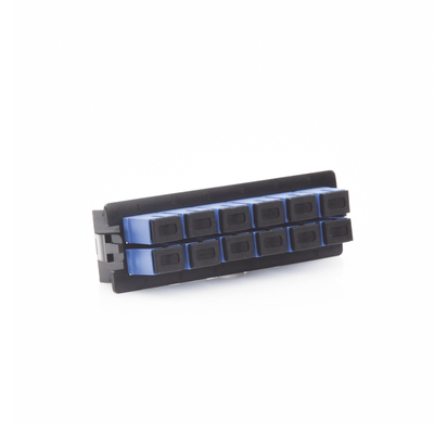 Placa Acopladora para Distribuidor de Fibra Óptica LP-ODF-8024, Incluye 12 Acopladores SC Simplex para Fibra Monomodo (12 Fibras) - Image 3