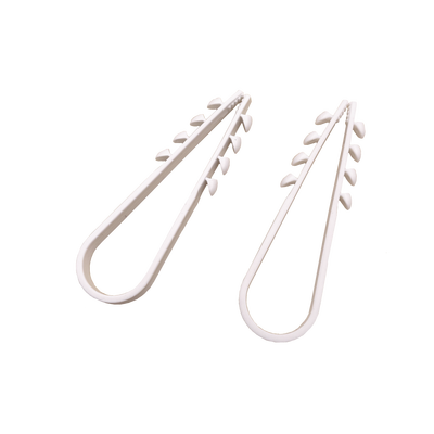 Clips Sujetadores de Plástico | 100 Piezas | Diámetro 11 a 19 mm | Instalación en Pared | Uso Industrial