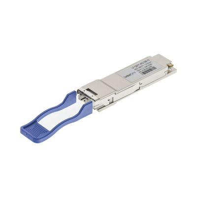 Transceptor Óptico QSFP+ (Mini-Gbic) | Monomodo 1310 nm | 40 Gbps | 40GBASE-LR4 | Conectores LC|UPC Dúplex | DDM | Hasta 10 km