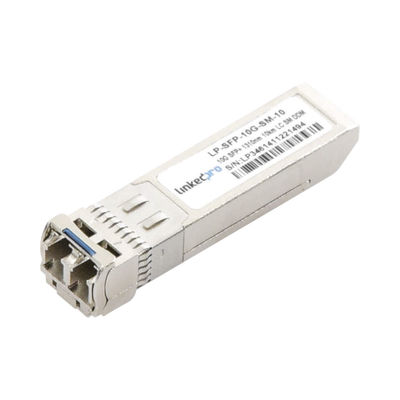 Transceptor Óptico SFP+ (Mini-Gbic) | Monomodo 1310 nm | 10 Gbps | 10GBASE-LR | Conectores LC|UPC Dúplex | DDM | Hasta 10 km