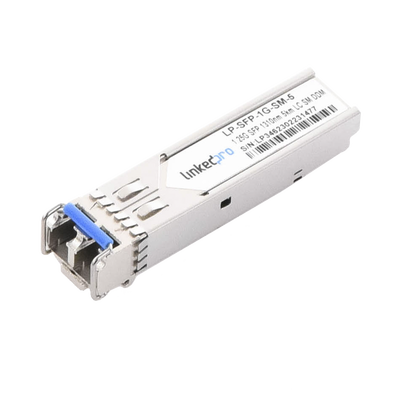 Transceptor Óptico SFP (Mini-Gbic) | Monomodo 1310 nm | 1.25 Gbps | 1000BASE | Conectores LC|UPC Dúplex | DDM | Hasta 5 km