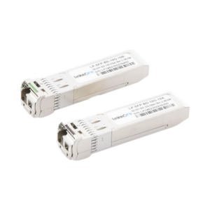 Transceptores Ópticos Bidireccionales SFP+ (Mini-Gbic) | Monomodo 1270 & 1330 nm | 10 Gbps | 10GBASE-BX | Conector LC|UPC Simplex | DDM | Hasta 10 km | 2 Piezas
