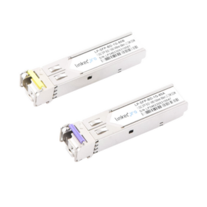 Transceptores Ópticos Bidireccionales SFP (Mini-Gbic) | Monomodo 1490 & 1550 nm | 1.25 Gbps | 1000BASE-BX | Conector LC|UPC Simplex | DDM | Hasta 80 km | 2 Piezas