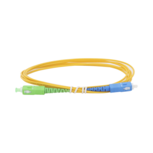 Jumper de Fibra Óptica Monomodo SC|APC-SC|UPC Simplex de 2 Metros (6.56 Pies), 2mm