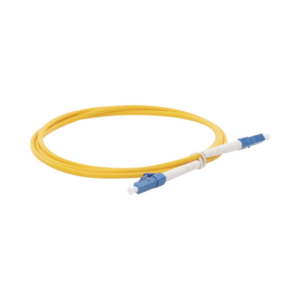 Jumper de Fibra Óptica Monomodo LC|UPC-LC|UPC Simplex de 1 Metro (3.28 Pies), 3mm