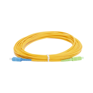 Jumper de Fibra Óptica Monomodo SC|UPC - SC|APC Simplex, Color Amarillo, 15 Metros (49.21 Pies)