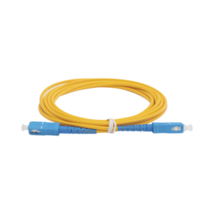 Jumper de Fibra Óptica Monomodo SC|UPC-SC|UPC Simplex de 3 Metros (9.84 Pies), 3mm