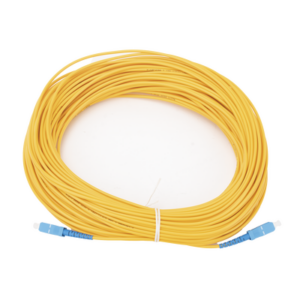 Jumper de Fibra Óptica Monomodo SC|UPC-SC|UPC Simplex de 40 Metros (131.23 Pies), 3mm