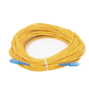 Jumper de Fibra Óptica Monomodo SC|UPC-SC|UPC Simplex de 50 Metros (164.04 Pies), 3mm