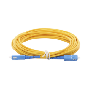 Jumper de Fibra Óptica Monomodo SC|UPC-SC|UPC Simplex de 6 Metros (19.69 Pies), 3mm