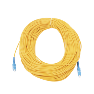 Jumper de Fibra Óptica Monomodo SC|UPC-SC|UPC Simplex de 60 Metros (196.85 Pies), 3mm