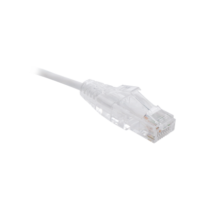 Cable de Parcheo Slim UTP Cat6 - 1.5 Metros (4.92 Pies) Blanco Diámetro Reducido (28 AWG) - Image 2