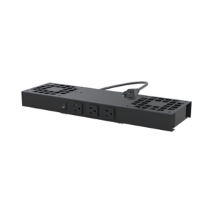 Kit de 2 Ventiladores (12 x 12 cm) con 3 Tomas de Corriente 110 Vca|50 Hz con Clavija