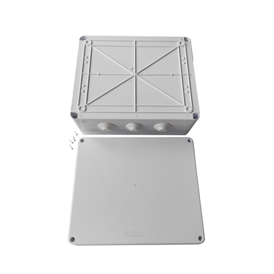 Caja de Derivación-Conexión para Exterior IP65 con 12 Entradas | 300 x 250 x 120 mm | Sellado Seguro con Empaque + 4 Tornillos | Resiste Agua, Polvo y Sol Directo - Image 4
