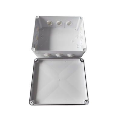 Caja de Derivación-Conexión para Exterior IP65 con 12 Entradas | 300 x 250 x 120 mm | Sellado Seguro con Empaque + 4 Tornillos | Resiste Agua, Polvo y Sol Directo - Image 3