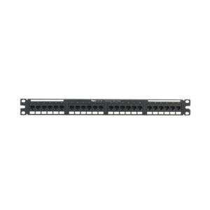 Panel de Parcheo | Cat 6 | 24 Puertos | 1UR | Punchdown 110 | Rack 19"