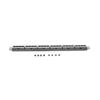 Panel de Parcheo Modular Keystone (Sin Conectores), de 24 Puertos, Espacio Para Identificación con Etiqueta Adhesiva, 1UR - Image 6