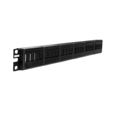 Panel de Parcheo Modular Keystone (Sin Conectores), de 24 Puertos, Espacio Para Identificación con Etiqueta Adhesiva, 1UR - Image 3