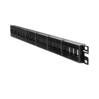 Panel de Parcheo Modular Keystone (Sin Conectores), de 24 Puertos, Espacio Para Identificación con Etiqueta Adhesiva, 1UR - Image 4