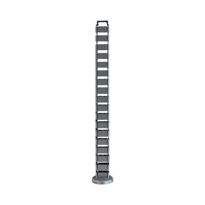 Organizador de Cables Vertical Articulado, Ideal para Llevar los Cables del Piso a Mesa o a la Cubierta del Escritorio de Manera Segura