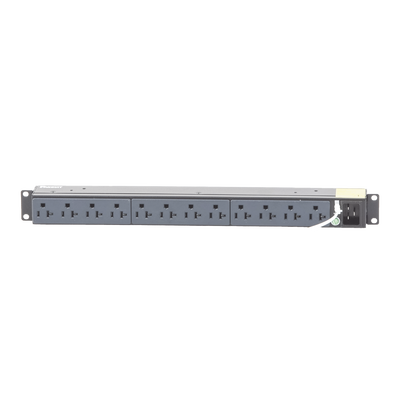 PDU Básico para Distribución de Energía, Enchufe de Entrada NEMA 5-15P, Con 12 Contactos NEMA 5-20R, Instalación Horizontal de 19in, 1UR, 15 Amp, 120 Vca - Image 2