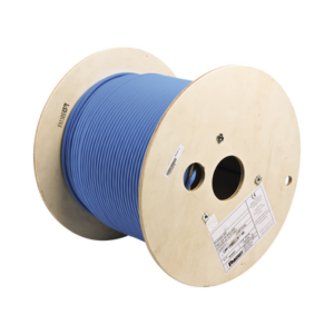 Bobina de Cable Blindado F|UTP de 4 Pares, Cat6A, Soporte de Aplicaciones 10GBase-T, LSZH (Libre de Gases Tóxicos), Color Azul, 305 Metros (1000 Pies)