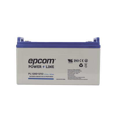 Batería de respaldo 12 120 Ah AGM | Certificada UL94-HB Retardo a la flama básica | Ciclo profundo | Para uso en aplicaciones fotovoltaicas y de emergencia | Terminales T4 - Image 2