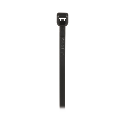 Cincho de Bloqueo | 203 mm (8 in) largo | 2.5 mm ancho | Nylon 6.6 UV | Negro | 1000 pz