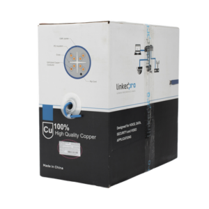 Bobina de Cable U|UTP Cat6A de 305 Metros (1000 Pies), Color Azul, CMR, Soporta 10G-BaseT para Transmisión de Frecuencias de hasta 500MHz, UL