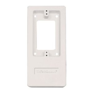 Caja de contactos color blanco de PVC auto extinguible, para canaletas PT48 (7100-01001)